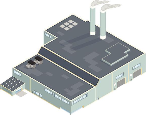 工厂,计算机图标,建筑结构,白色,白色背景正版矢量图素材下载